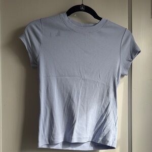 Madewell Short Sleeve Crew Tee in Light Blue
